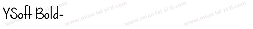YSoft Bold字体转换